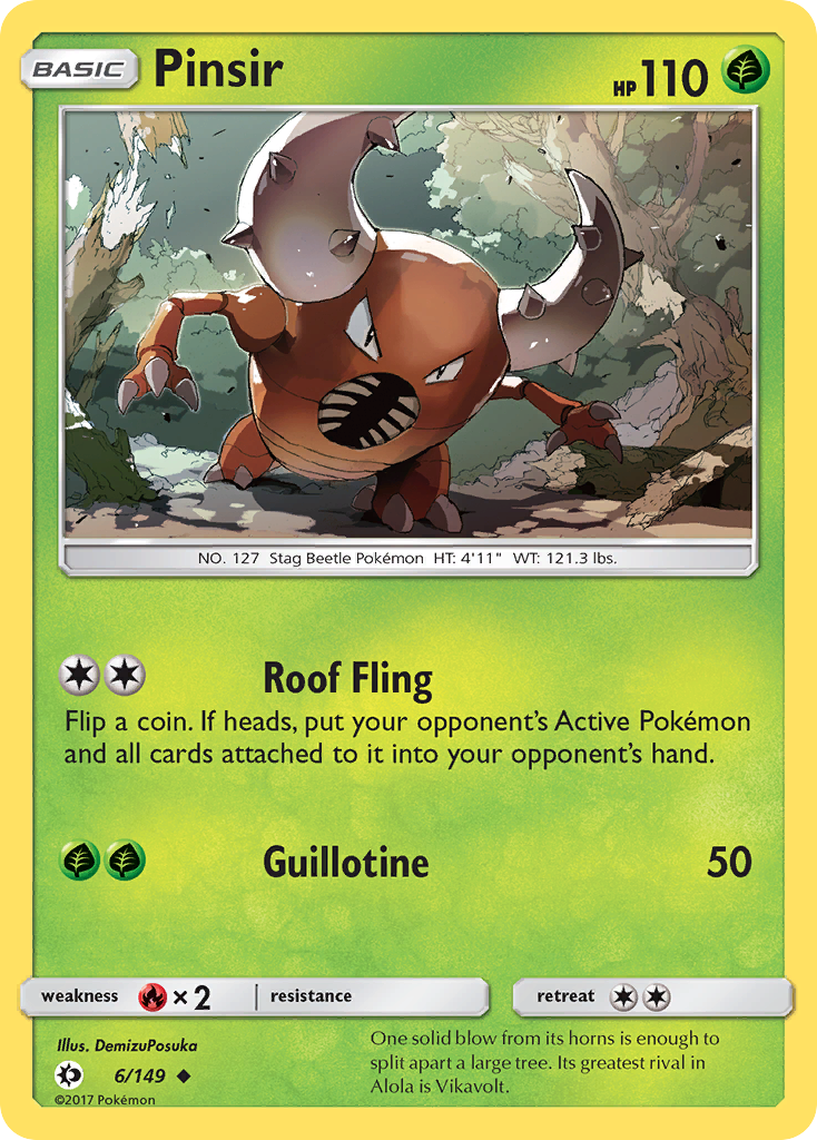Pinsir (6/149) [Sun &amp; Moon: Base Set] 