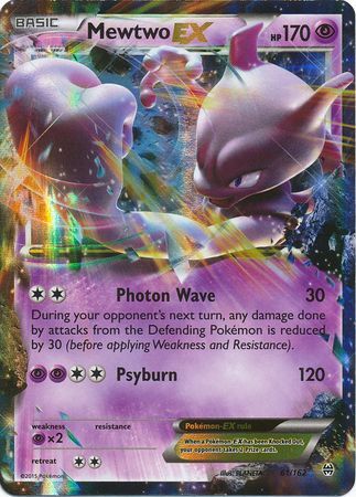 Mewtwo EX (61/162) (Jumbo Card) [XY: BREAKthrough] 