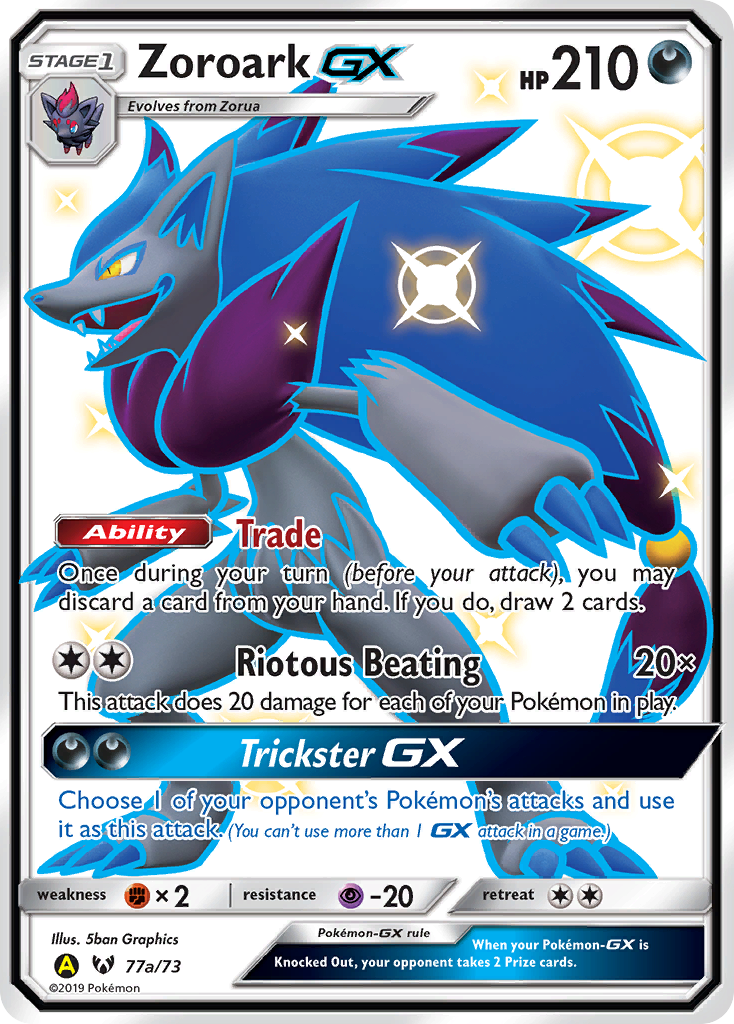Zoroark GX (77a/73) [Alternate Art Promos] 