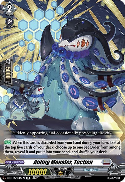 Aiding Monster, Tectien (D-BT05/045EN) [Triumphant Return of the Brave Heroes]