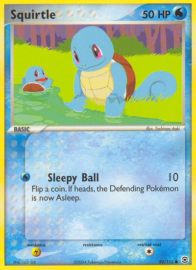 Squirtle (82/112) [EX: FireRed &amp; LeafGreen] 