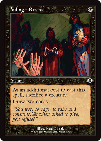 Village Rites (Retro Frame) [Innistrad Remastered] 