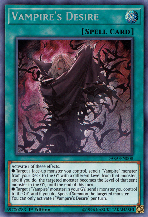 Vampire's Desire [DASA-EN008] Secret Rare 