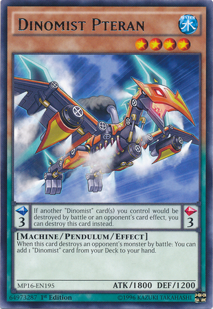 Dinomist Pteran [MP16-EN195] Rare 