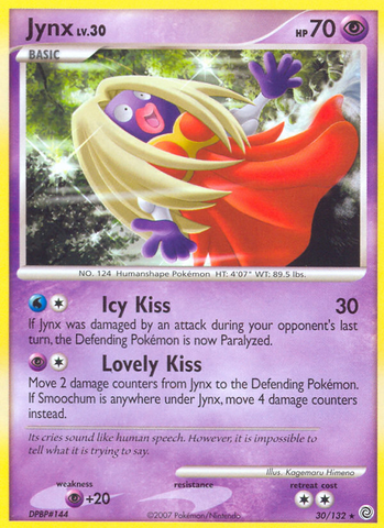 Jynx (30/132) [Diamond &amp; Pearl: Secret Wonders] 