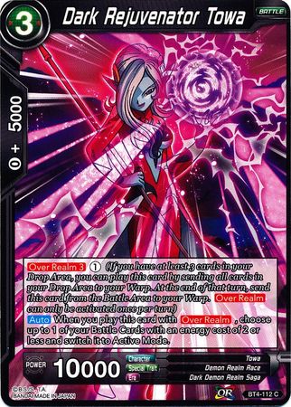 Dark Rejuvenator Towa (BT4-112) [Colossal Warfare] 