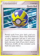 Quick Ball (114/123) [Diamond &amp; Pearl: Mysterious Treasures] 
