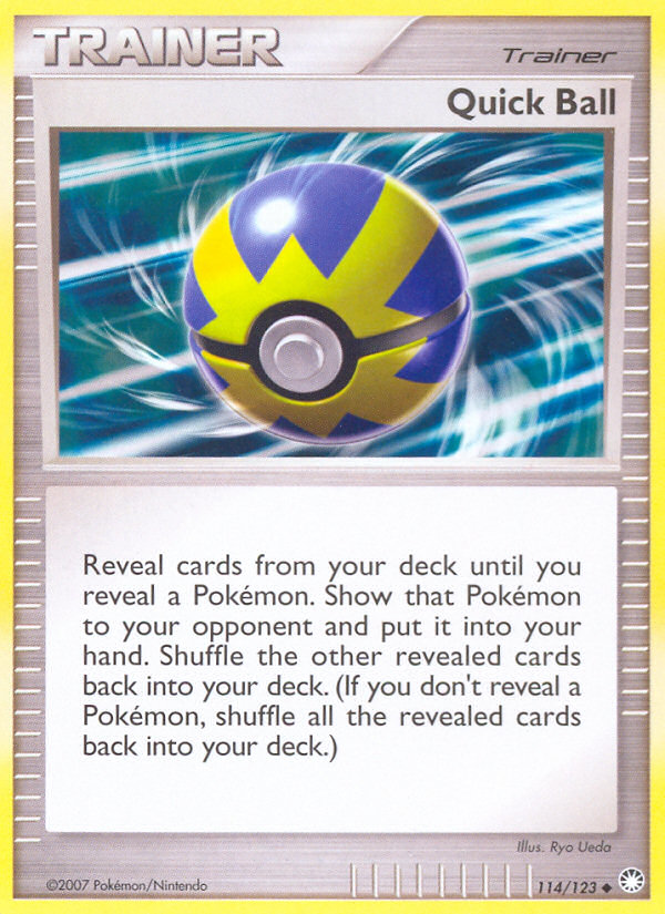 Quick Ball (114/123) [Diamond &amp; Pearl: Mysterious Treasures] 