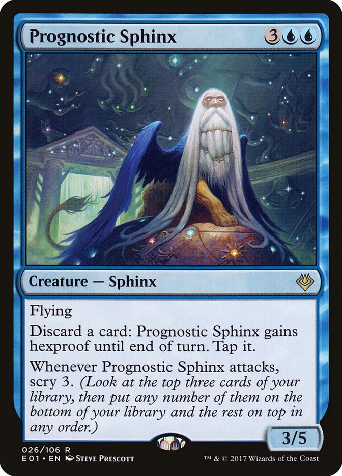 Sphinx Prognosis [Archenemy: Nicol Bolas] 
