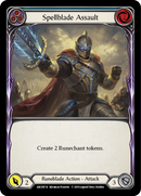Spellblade Assault (Blue) [ARC087-R] (Arcane Rising) 1st Edition Rainbow Foil 