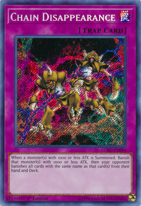 Chain Disappearance [LCKC-EN094] Secret Rare 