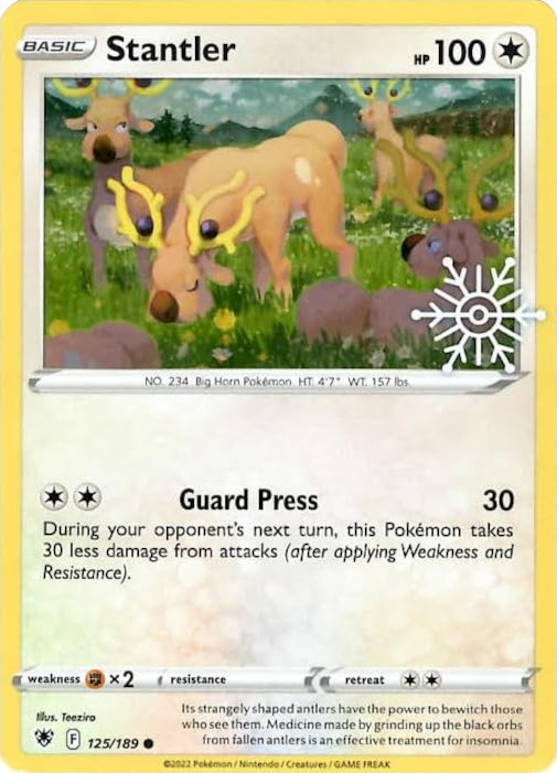 Stantler (125/189) (Holiday Calendar) [Sword &amp; Shield: Astral Radiance] 