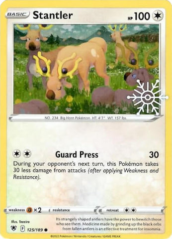 Stantler (125/189) (Holiday Calendar) [Sword &amp; Shield: Astral Radiance] 