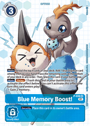 Blue Memory Boost! [P-036] (Box Promotion Pack - Next Adventure) [Promotional Cards] 