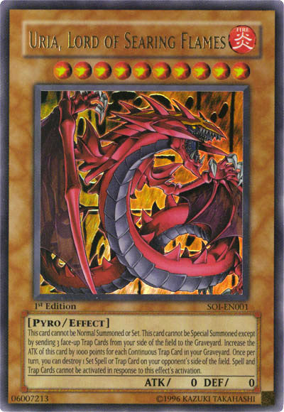 Uria, Lord of Searing Flames [SOI-EN001] Ultra Rare 