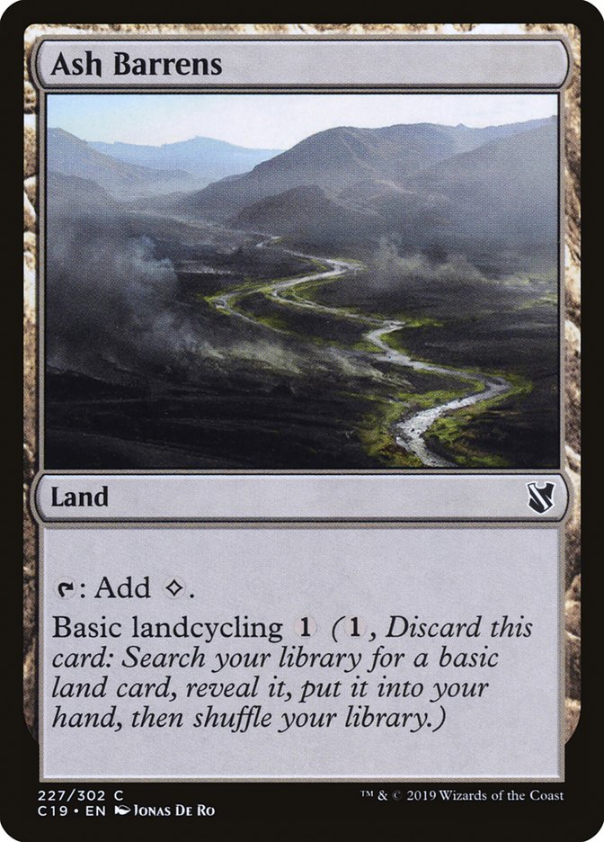 Ash Barrens [Commander 2019] 