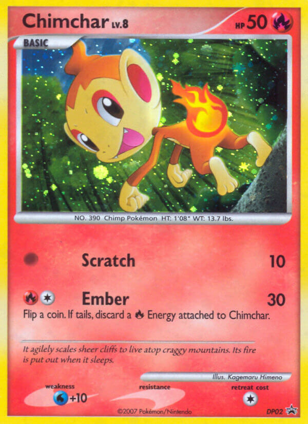 Chimchar (DP02) [Diamond &amp; Pearl: Black Star Promos] 
