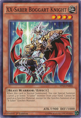 XX-Saber Boggart Knight [SP15-EN006] Common 