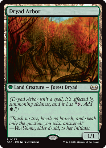 Dryad Arbor [Duskmorn: House of Horror Commander] 