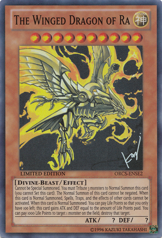 The Winged Dragon of Ra [ORCS-ENSE2] Super Rare 