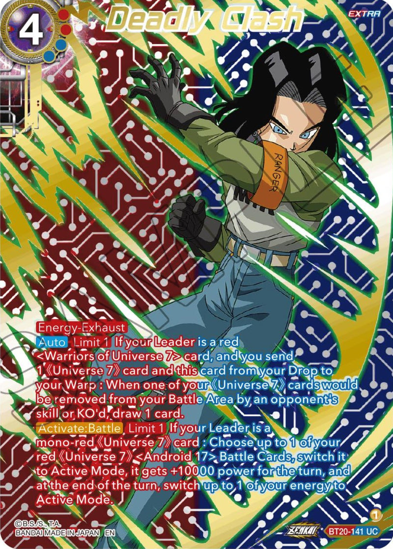 Deadly Clash (Gold-Stamped) (BT20-141) [Power Absorbed] 