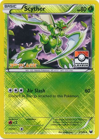 Scyther (4/108) (League Promo 3rd Place) [Black &amp; White: Dark Explorers] 