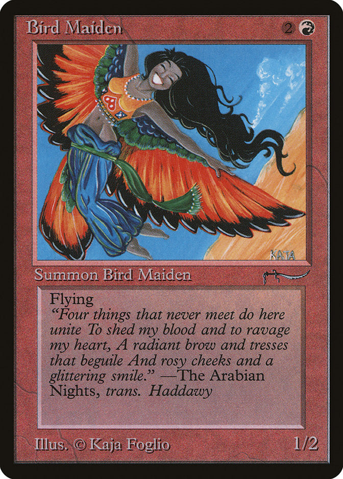 Bird Maiden (Dark Mana Cost) [Arabian Nights] 