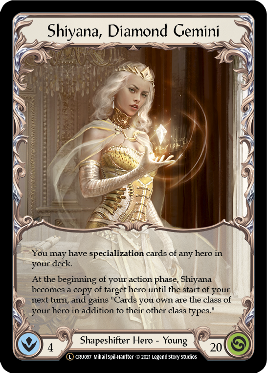 Shiyana, Diamond Gemini [U-CRU097] (Crucible of War Unlimited) Unlimited Rainbow Foil 