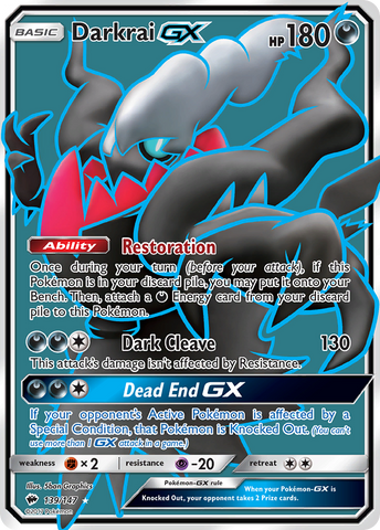 Darkrai GX (139/147) [Sun &amp; Moon: Burning Shadows] 
