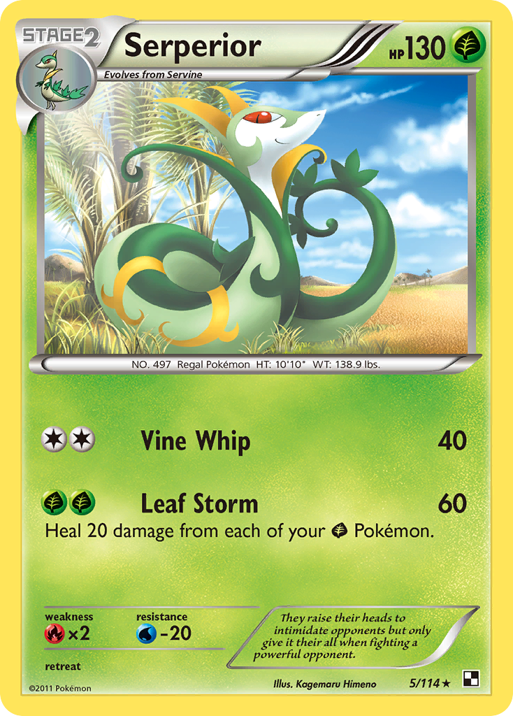Serperior (5/114) [Black &amp; White: Base Set] 