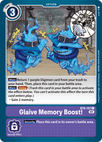 Glaive Memory Boost! [BT6-107] [Double Diamond] 