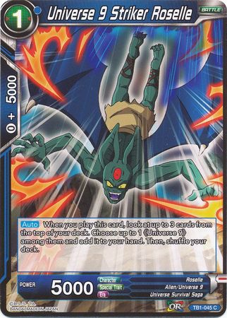 Universe 9 Striker Roselle (TB1-045) [The Tournament of Power] 