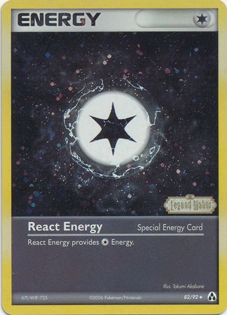 React Energy (82/92) (Stamped) [EX: Legend Maker] 