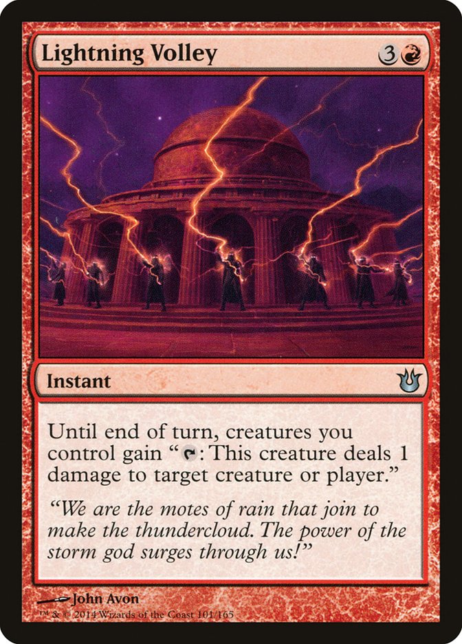Lightning Volley [Born of the Gods] 
