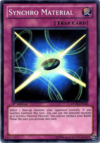 Synchro Material [DP10-EN030] Super Rare 