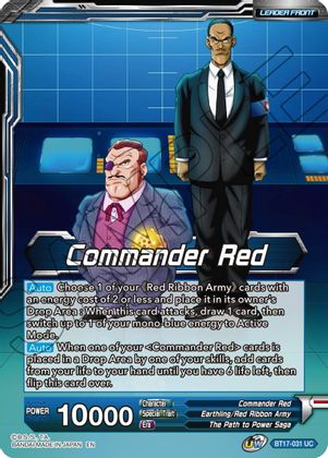 Commander Red // Red Ribbon Robot, Seeking World Conquest (BT17-031) [Ultimate Squad] 