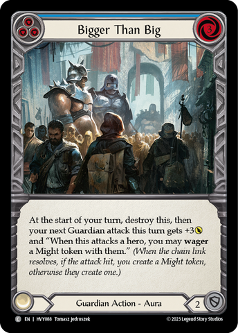 Bigger Than Big (Blue) [HVY088] (Heavy Hitters) Rainbow Foil 