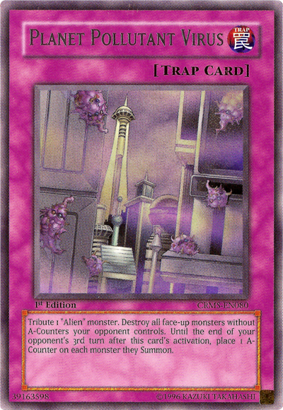 Planet Pollutant Virus [CRMS-EN080] Rare 