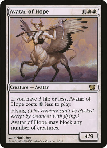 Avatar of Hope (Oversized) [Eighth Edition Box Topper] 