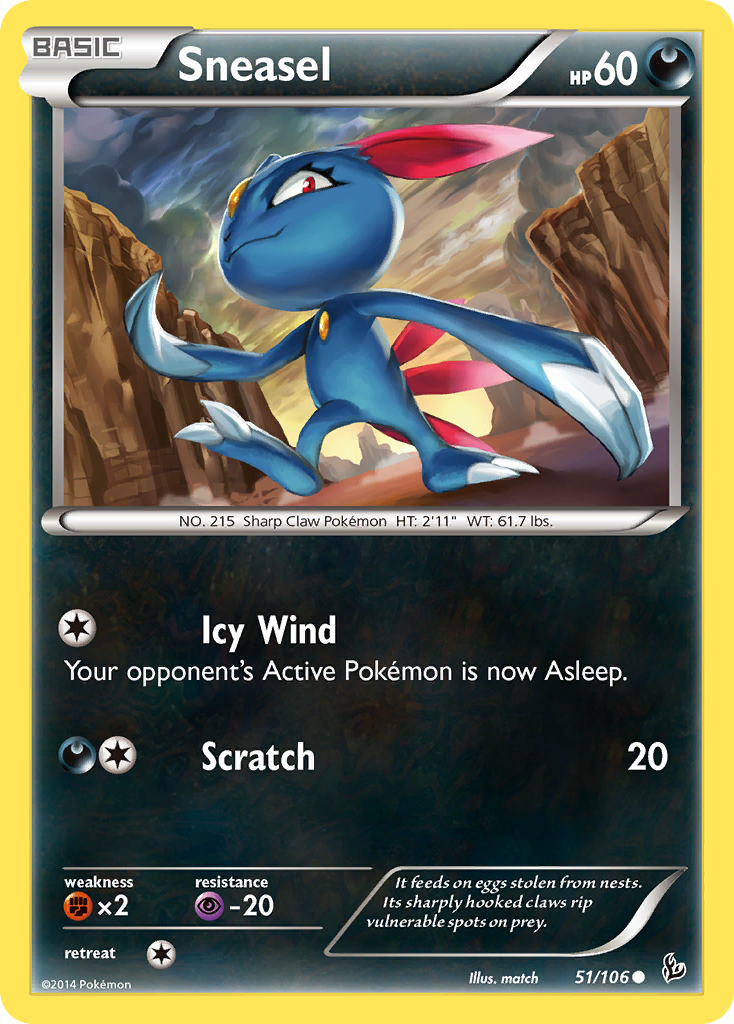 Sneasel (51/106) [XY: Flashfire] 