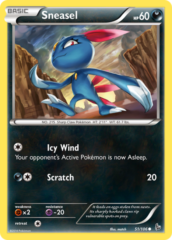 Sneasel (51/106) [XY: Flashfire] 