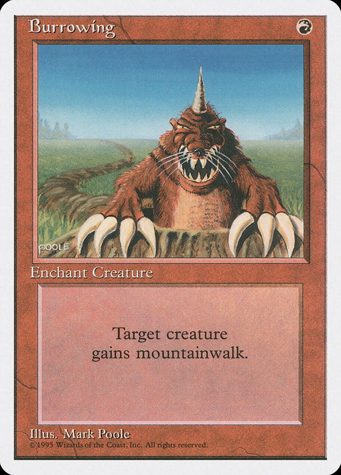 Burrowing [Fourth Edition] 