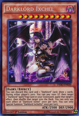 Darklord Ixchel [DESO-EN030] Secret Rare 