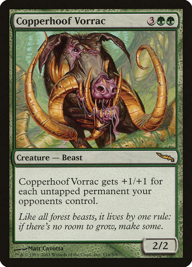Copperhoof Vorrac [Mirrodin] 