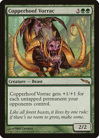 Copperhoof Vorrac [Mirrodin] 