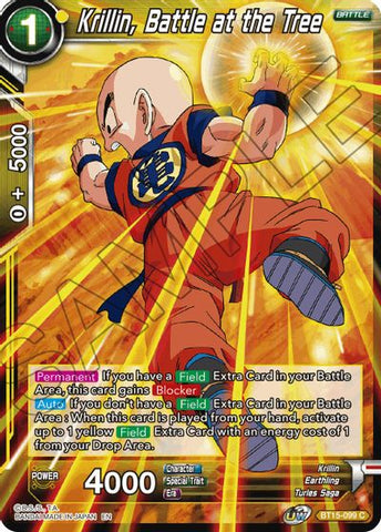 Krillin, Battle at the Tree (BT15-099) [Saiyan Showdown] 