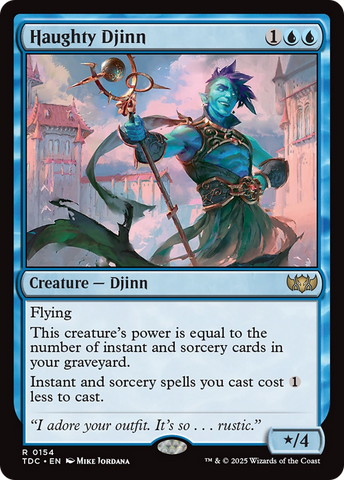 Haughty Djinn [Tarkir: Dragonstorm Commander] 