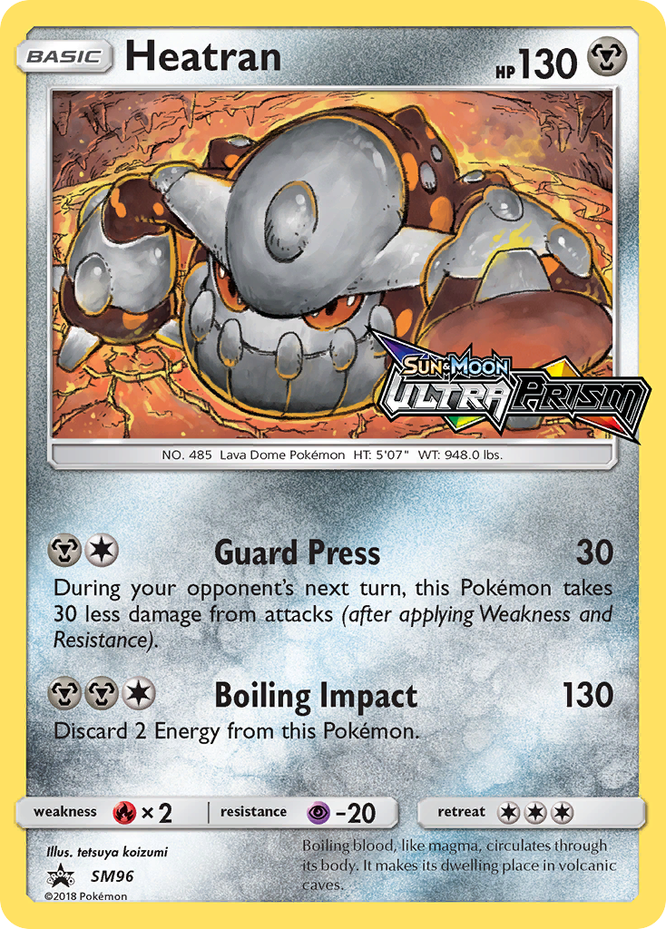 Heatran (SM96) [Sun &amp; Moon: Black Star Promos] 