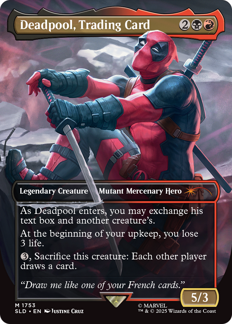 Deadpool, Trading Card [Secret Lair Drop Series] 