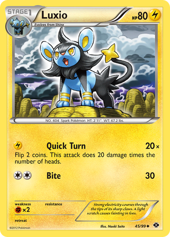 Luxio (45/99) [Black &amp; White: Next Destinies] 